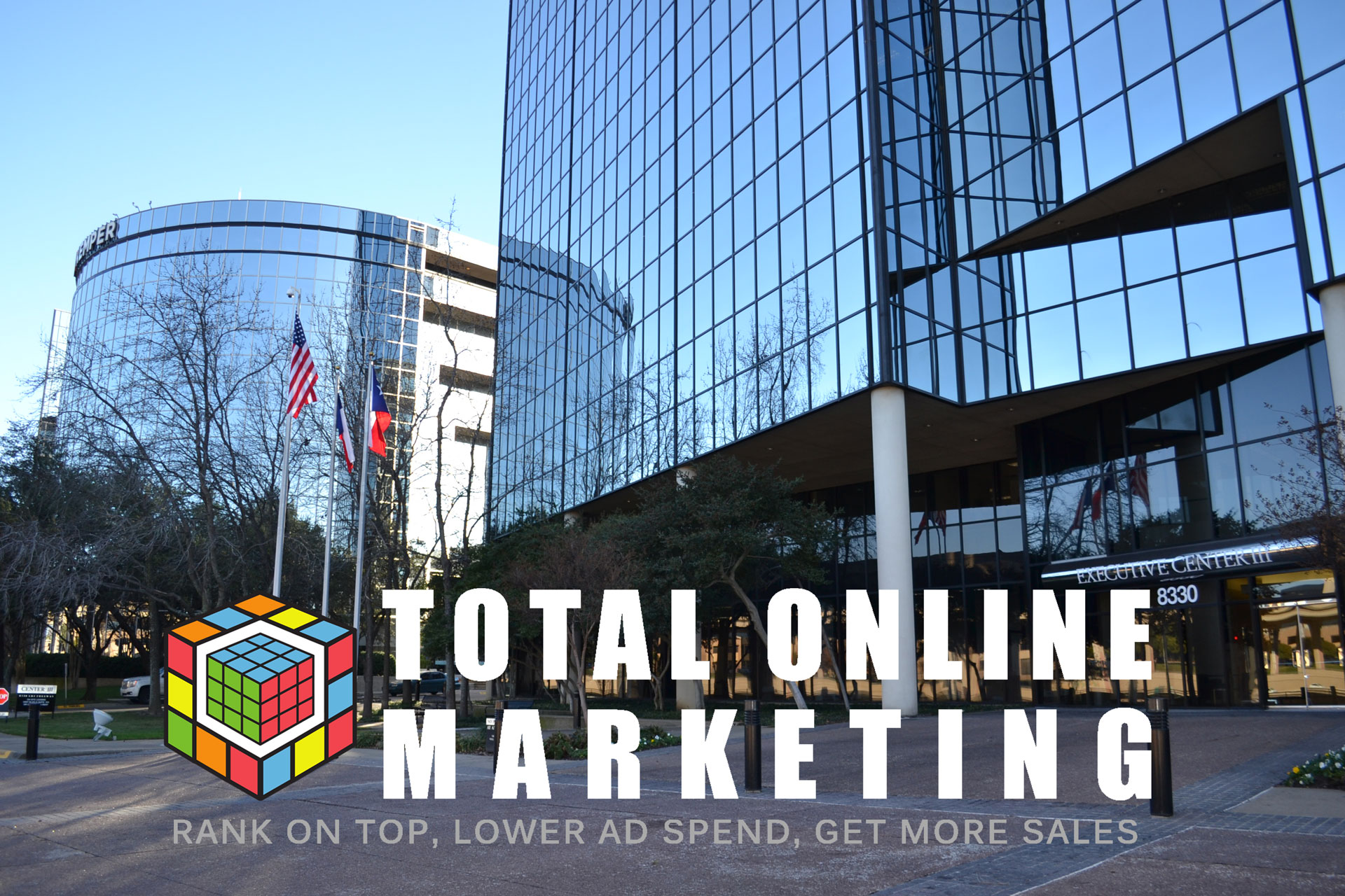 outside the Dallas office of seo experts Total Online Marketing